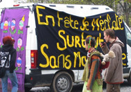 Soundsystem mit Transparent