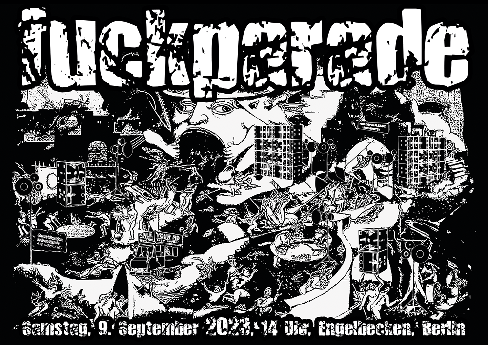 Fuckparade Flyer 2023: Vorderseite