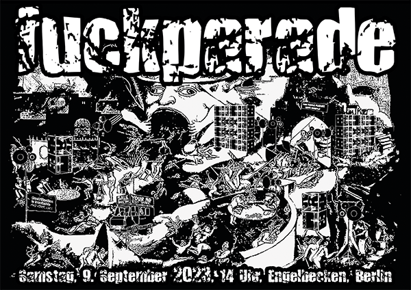Fuckparade Flyer 2023: Vorderseite